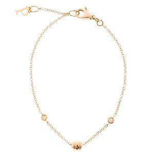 PIAGET 18 KARAT PINK ROSE GOLD POSSESSION BRACELET WITH DIAMOND CHIP NEW IN BOX